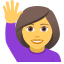 Woman raising hand :woman_raising_hand: 🙋♀️