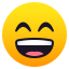 Grinning face with smiling eyes :smile: 😄